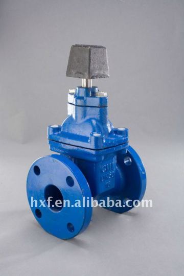 Flange Gate Valve Brass Seated Disc - Rubber Seated