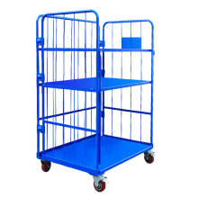 Heavy Duty Cage Trolley: Material Handling Equipment with Wheels