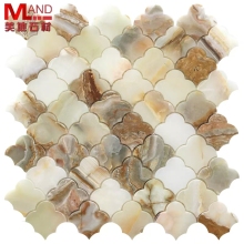 Factory Direct Fully Handmade Natural Marble Onyx Stone Mosaic