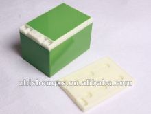 Electric motorcycle battery containers