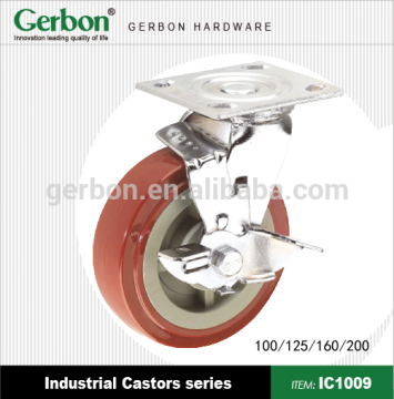 PU Castor Wheel White Core