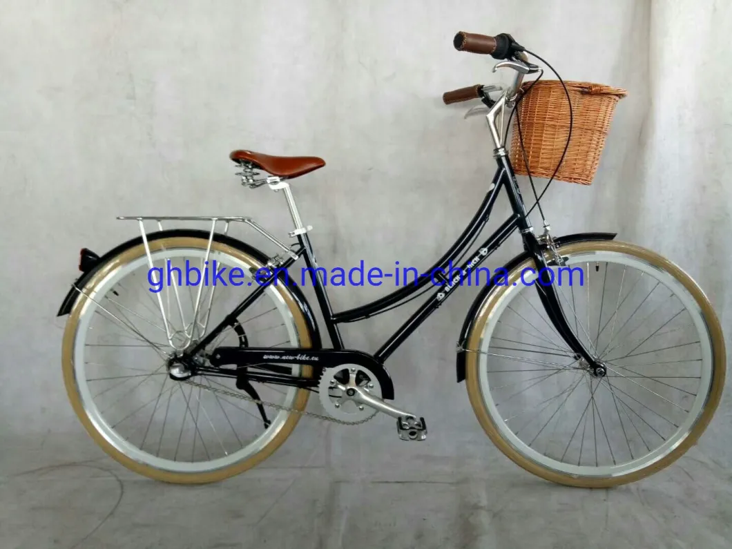 China Factory New Popular Nexus 3 Gear Vintage Lady City Cruiser Bike with Basket