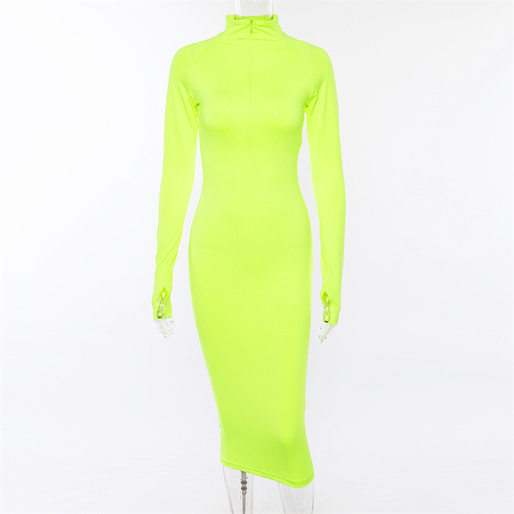 C4244 2020 new arrivals solid color women fitness mini evening dress for club party sexy clothing