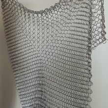 Rose Gold Stainless Steel Chain Mail Curtain for Hotels