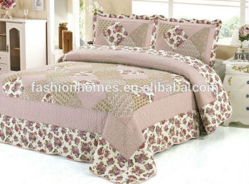 Latest designs patchwork quilt/patchwork bed cover