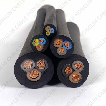 Factory Price 5x300mm2 Power Cable Stranded Conductor Portable Soft Rubber Power Cable