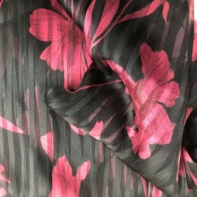 saree dubai chiffon digital printed polyester fabric