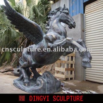 animal statue fiberglass horse statue