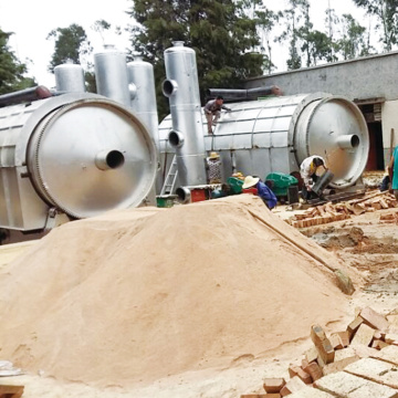 quick delivery advanced waste tyre pyrolysis machine