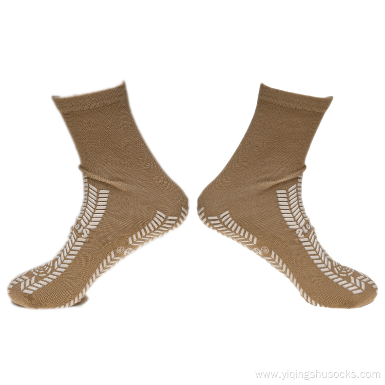 patients socks with grippers double tread