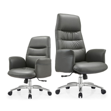 Modern Luxury Boss PU Leather Ergonomic Executive Office Chair