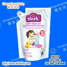 450ml Special spouted Shaped standing Pouch For Shower Gel