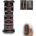 7-in-1 Dice Tower, Roulette Dice Spinner for DND Dice Set, Dragon Metallic D&D Dice with Gift Case for DND Game