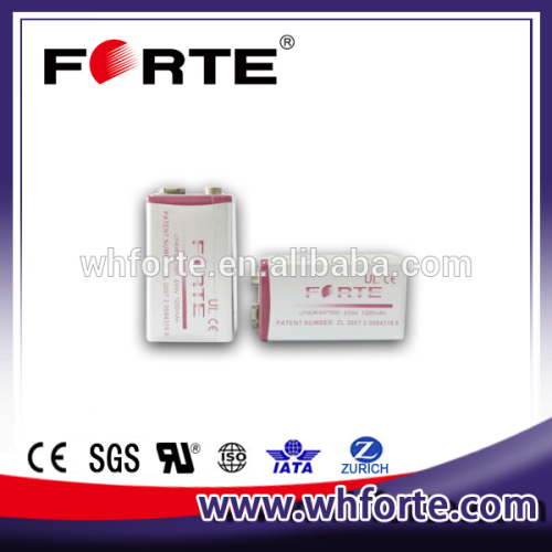 er9v lithium battery for wireless smoke detector 315mhz