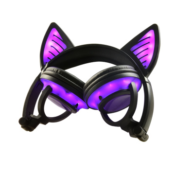 Cat ear headphone for Christmas Day Gift