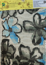 Knitted Printed Cotton Polyester Jacquard fabric .