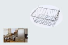 Metal Frame Kitchen Basket,Kitchen Wire Basket,Metal Net Basket