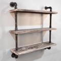 산업용 책장 금속 책장 Reclaimed Bookcase shelf