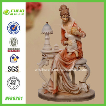 Bargain for Rich Noble Lady Babysitting Figurine (NF86261)