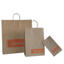 Brown Kraftpapier Einkaufstasche mit Papierhandgriff