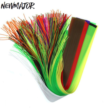 NEWMAJOR DIY Stonefly/Nymphs Streamer Flies for Fly Tying - High Quality Silicone Skirt Layers