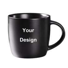 Custom LOGO 14oz Black Coffee Sublimation Mug