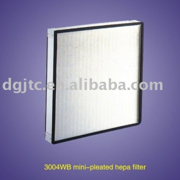 mini pleated air filter