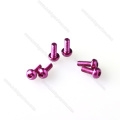 High precision Colorful Aluminum Hexagon head screw