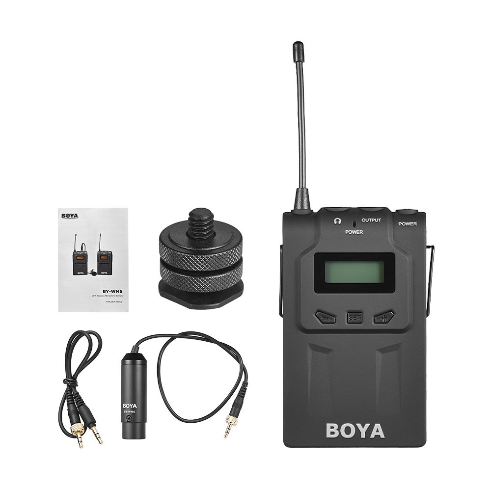 BY-WM6R UHF Wireless Bodypack Microphone Receiver