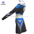 Uniformes de l'équipe de cheerleading sublimés sans dos personnalisés