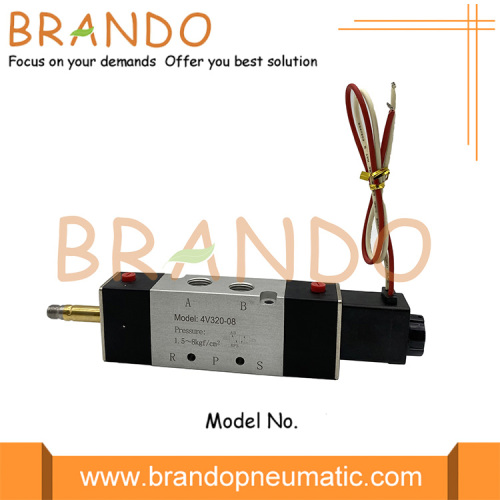 4V320-08 1/4 `` 5/2 Way pneumatyczny zawór elektromagnetyczny powietrza