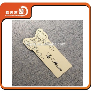 XHFJ new design printed clothing hang tag wholesale custom