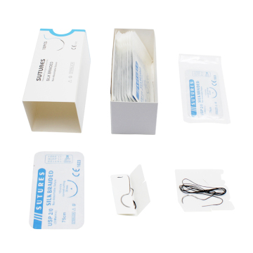 Non absorbable Silk Braded Surgical Suture