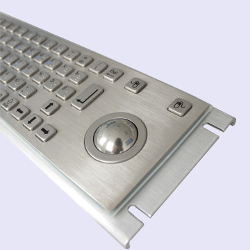 Keyboard stainless steel berkualitas tinggi untuk kios informasi