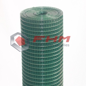 Filo di ferro verde saldato in PVC con calibro 20