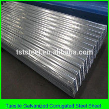 thin Galvanized corrugated steel sheet/ curve corrugated sheet steel