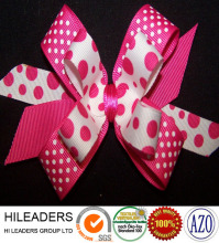 Beautiful Polyester Grosgrain Ribbon Bows Hair Bows (RBH053)