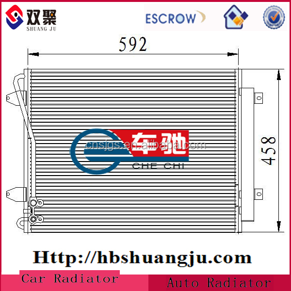 Auto A/c Condenser For Universal For VW  OE number 3C0820411B