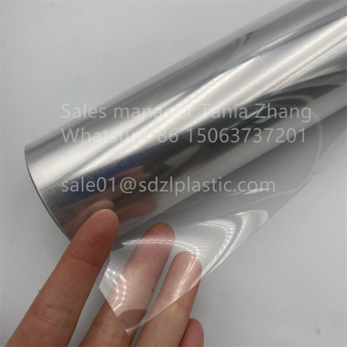 Transparent low-temperature resistant blister APET sheet