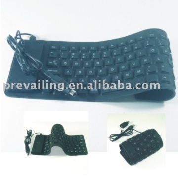 85Keys Silicone keyboard,flexible keyboard,waterproof keyboard,foldable keyboard