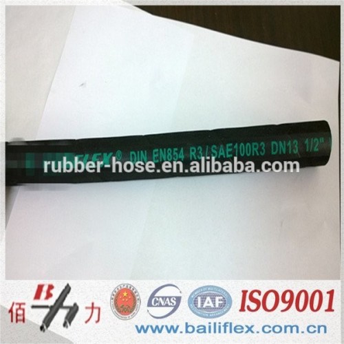 hydraulic hose SAE 100R3 EN 854 R3 and textile braided nbr hose for fuel