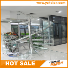 Modern decoration wrought iron spiral staircase