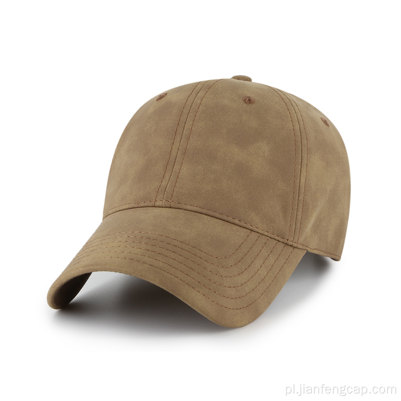 Outdoor Fake leather baseball hat