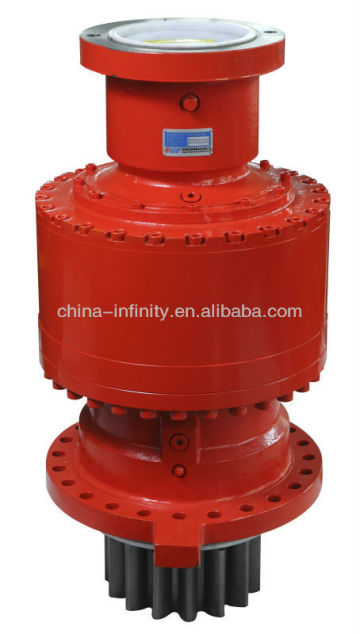 Speed reducer/gear box for rotary drilling rig