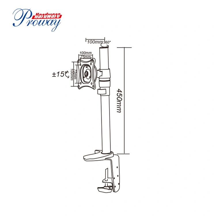 Manufactory Wholesale Adjustable Computer Monitor Stand Suitable for 13''-27''