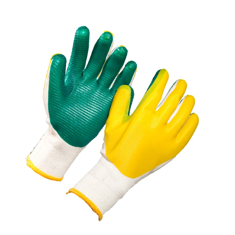 Hand Glove Protection Industrial Rubber Glove Latex Coated Safety Gloves