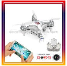 Cheerson CX-10WD-TX Mini Wifi FPV Drone with High Hold Mode 2.4G 6-axis quadcopter propel zipp nano copter poke drone