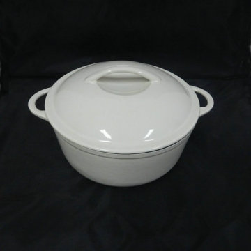 Kitchen cookware cast iron round enamel casserole
