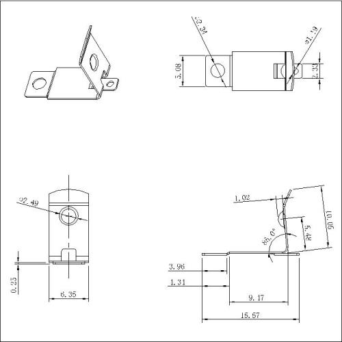 Porta della batteria BS-M-SN-X-56 56 STYLE per batteria AAA