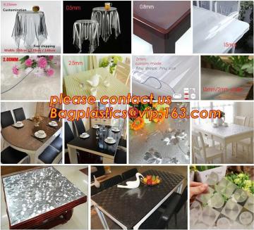 Disposable Tablecloths Plastic Tablecloths Thicken Tablecloths White Film Transparent Waterproof Table Cloth